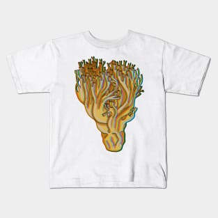 Clavaria formosa mushroom Kids T-Shirt